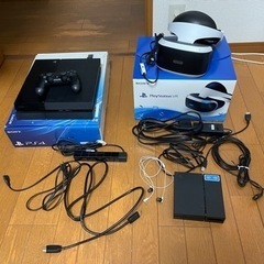 【ネット決済・配送可】PS4本体(カメラ付き)　PSVR レアア...