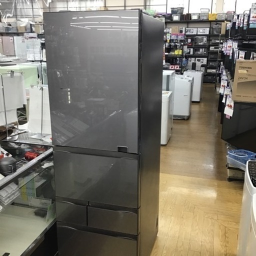 #K-52【ご来店頂ける方限定】TOSHIBAの5ドア冷凍冷蔵庫です