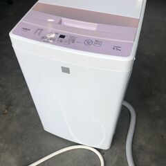AQUA 全自動洗濯機 4.5kg AQW-S4E4 2016年...