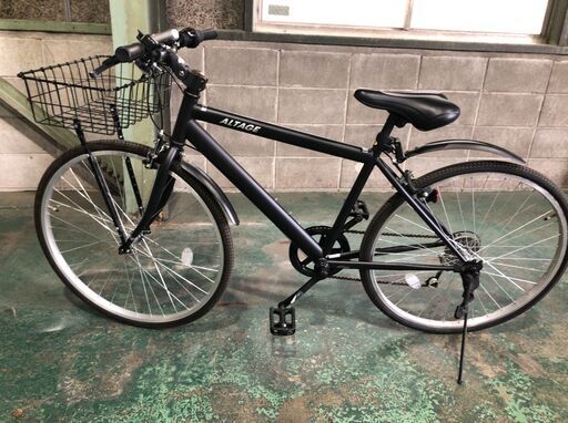 クロスバイク ALTAGE ロードバイク 6段変速 26インチ 自転車 J11051