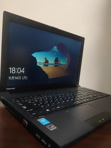 東芝　高性能Corei5搭載　高速SSD240G　メモリ大容量8G 　CD/DVD読み書き　　 Wifi対応