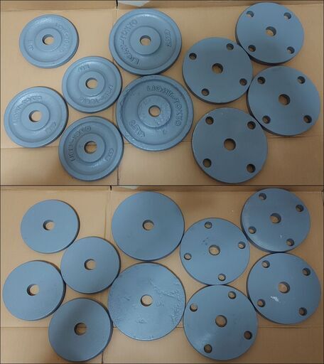 1万円】・28mmバーベルシャフト+鉄重で約33㎏・ダンベル約10kg2個 