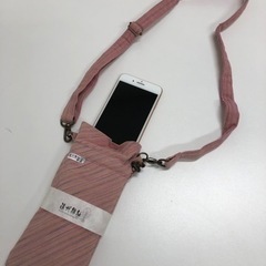 【未使用品】　遠州綿紬　携帯電話ホルダー