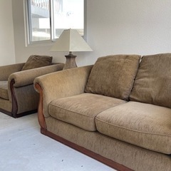 アメリカ製2人掛けソファー