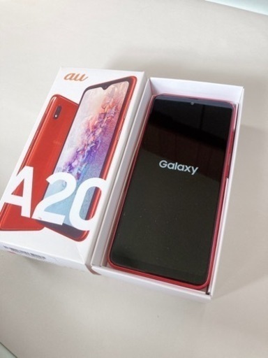 豊富なSALE Galaxy - Galaxy A20 レッド 32 GB auの通販 by jkjk1103's