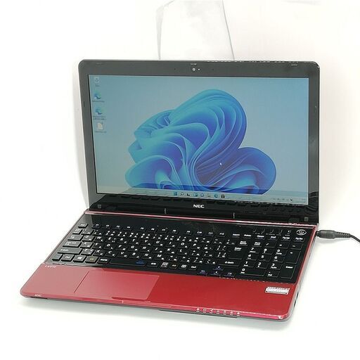 保証付 新品SSD Wi-Fi有 15.6型 ノートパソコン NEC PC-LS150NSR 美品