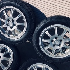 冬タイヤ 185/60R15 アルミ付スタッドレス 4本組