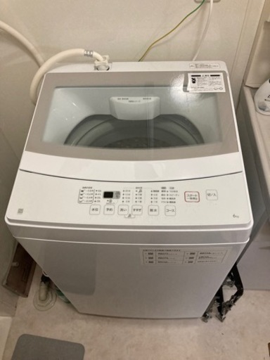【美品】6kg全自動洗濯機 WH ニトリ　2020年製