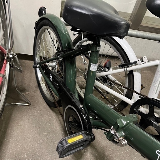 ☆店頭にて試乗可☆ J1868 良品 20インチ 折りたたみ自転車 ミニベロ