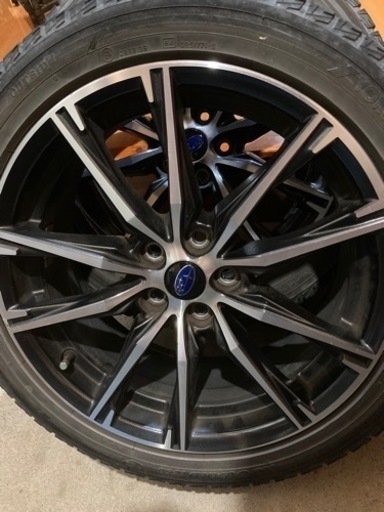 スバル純正ホイール 7J +55 5H PCD100 17年製225/60R17