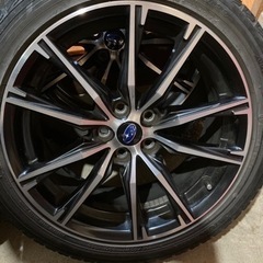 スバル純正ホイール 7J +55 5H PCD100 17年製225/60R17
