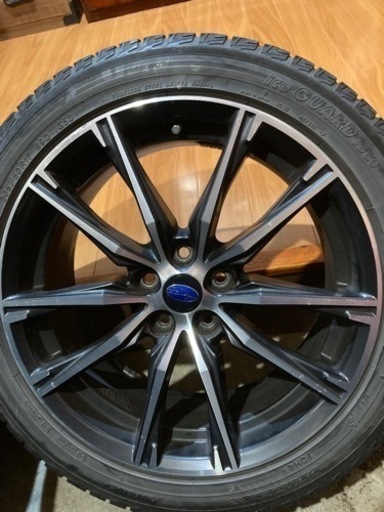 スバル純正ホイール 7J +55 5H PCD100 17年製225/60R17