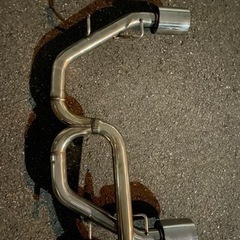 86(zn6)リアピストレートマフラー