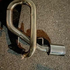 86(zn6)リアピストレートマフラー