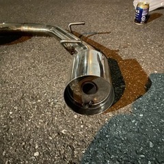 86(zn6)リアピストレートマフラー