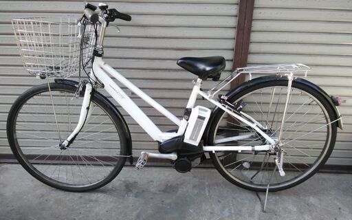 ヤマハ 電動自転車 PAS CITY PA27CS5 27インチ ホワイト美品 配送無料