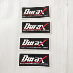 【ネット決済・配送可】Durax ステッカー　シール　4枚セットです