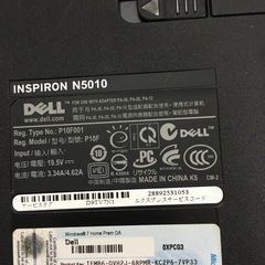 Windows11DELL note PC SSD 256GB超高速マシンINSPIRON N5010