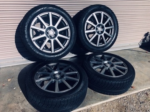 冬タイヤ 215/55R17 プリウス等用アルミ付スタッドレス 4本組