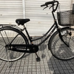 【ネット決済・配送可】【26インチ自転車】変速なし　前カゴ新品❗...