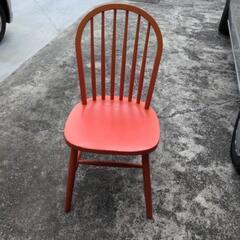 【取引中】赤いチェア　椅子