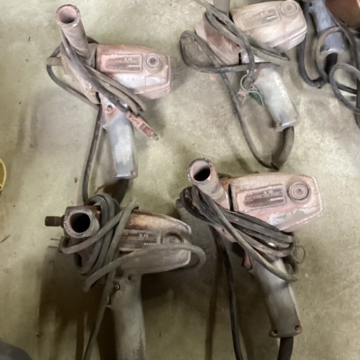 石材ポリッシャー各通電確認済み（ジャンク扱オマケ砥石付き）