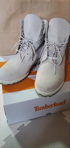 Timberland ティンバーランド メンズ ブーツ ヌバック ホワイト　29㎝