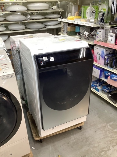SHARP ドラム式洗濯乾燥機　ESｰW114ｰSL 11.0kg 2021年製　売場展開中！！！