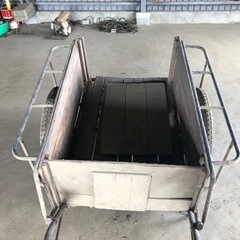 リヤカー　希少　昭和レトロ　移動販売　運搬　アウトドア　台車