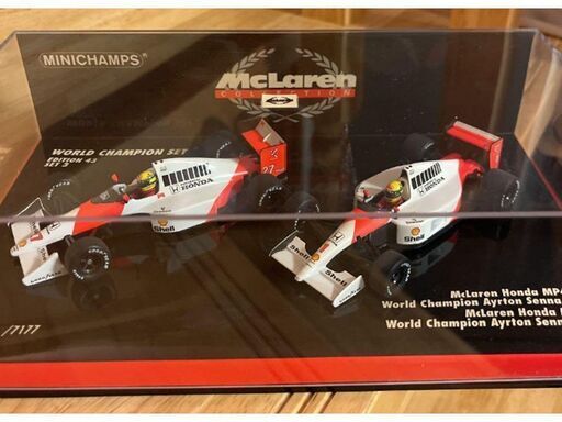 ◆マクラーレンホンダ アイルトン･セナ チャンピオンセット   限定品　刻印：4324/7177