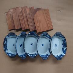 グラタン皿木製式プレート５セット