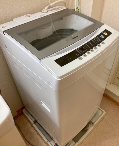 2018年製 アイリスオーヤマ 全自動洗濯機 7kg 簡易乾燥機能付き IAW-T701