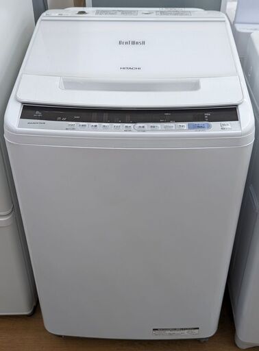 HITACHI 8.0㎏洗濯機 BW-V80C 2019年　ag-ad017