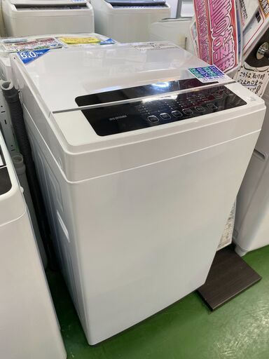 【愛品館八千代店】保証充実IRIS OHYAMA2021年製6.0㎏全自動洗濯機IAW-T602E