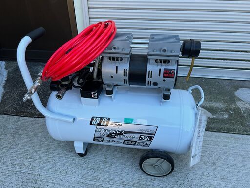 TAKAGI オイルレスエアーコンプレッサーACP-39SLA 中古品 TAKAGI オイルレスエアーコンプレッサーACP-39SLA 中古品