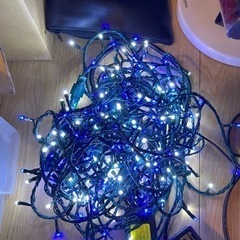 LEDライト　青色　クリスマス　屋外対応