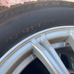 受け渡し決まりました。【美品】バリ溝！195/65R15 ４本スタッドレスホイール付き　