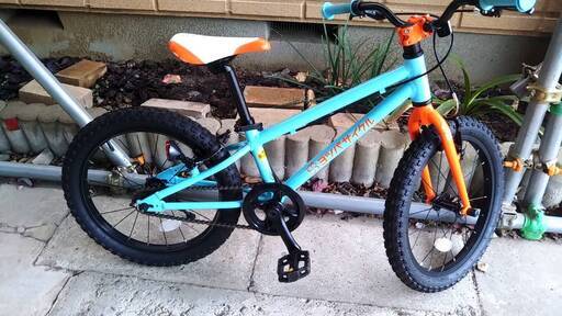 ヨツバサイクル/18インチ/ラムネブルー/キッズバイク ヨツバサイクル