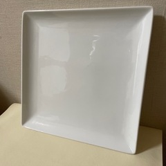 スクエアディッシュ 大皿 白 四角 26.5cm 