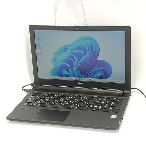 保証付 即使用可 15.6型 ノートパソコン NEC VK20LF-U 中古良品 第6世代 Core i3 8GB DVDRW 無線 Bluetooth カメラ Windows11 Office