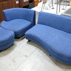 アシンメトリー｜ファブリック｜カウチソファ