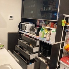 キッチンカウンター　キッチンボード　食器棚