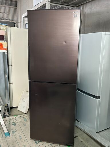 傷有のため格安! SHARP シャープ 冷蔵庫 2ドア 大容量 280L SJ-PD28E-T 2019年製 冷凍冷蔵庫