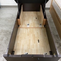 【愛品館 江戸川店】フランスベッド  縦型跳ね上げシングルベッド ID:153-018344-007