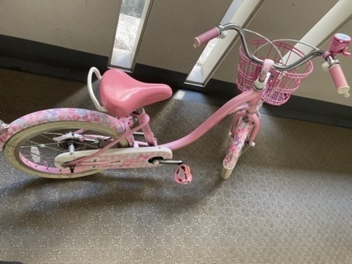 メゾピアノ 子供用自転車 使用少 ピンク 18インチ（子ども自転車