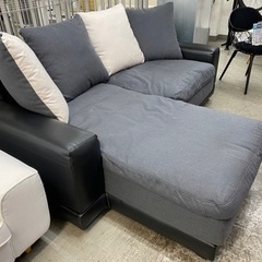 【愛品館 江戸川店】ニトリ ファブリックカウチソファ  ID:156-018795-007 