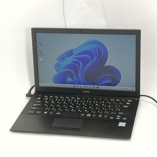 保証付 高速SSD 13.3型 ノートパソコン SONY VJPB11C11N 中古美品 第6世代 Core i5 8GB 無線 Bluetooth カメラ Windows11 Office