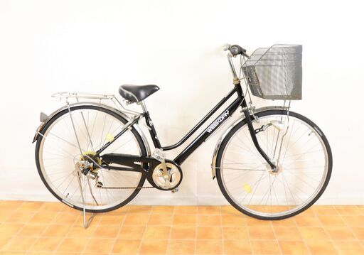 LMH63 WEEKDAY ウィークデイ 自転車 27インチ 6段変速 ブラックカラー