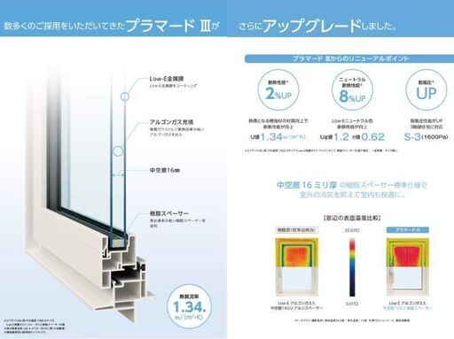 【商談中】プラマードH 窓 サッシ リフォーム 断熱 FIX窓　発注間違いしました