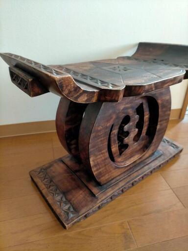 アフリカ　アンティーク　イス アフリカ アンティーク 椅子 スツール 骨董 賢者の椅子 木製 ヴィンテージ